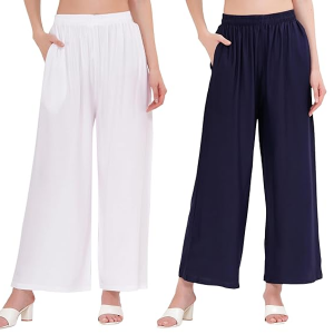 Palazzo Pants for Women Cotton Rayon