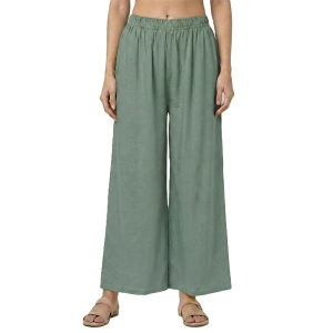 Plaazo Women's Cotton Palazzo | Wide Leg Palazzo for Women