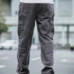 Baggy Cargo Jeans for Men – High Rise Relaxed Fit Denim Pants