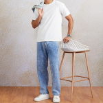 Men's Baggy Fit Cotton Jeans | Mid Rise | Loose & Relaxed