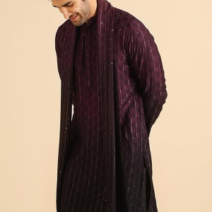Mens Blended Fabric Dupatta/Stole/Chunni for Kurta and Sherwani
