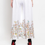 Women Flower Print Palazzo Pants : Printed Design